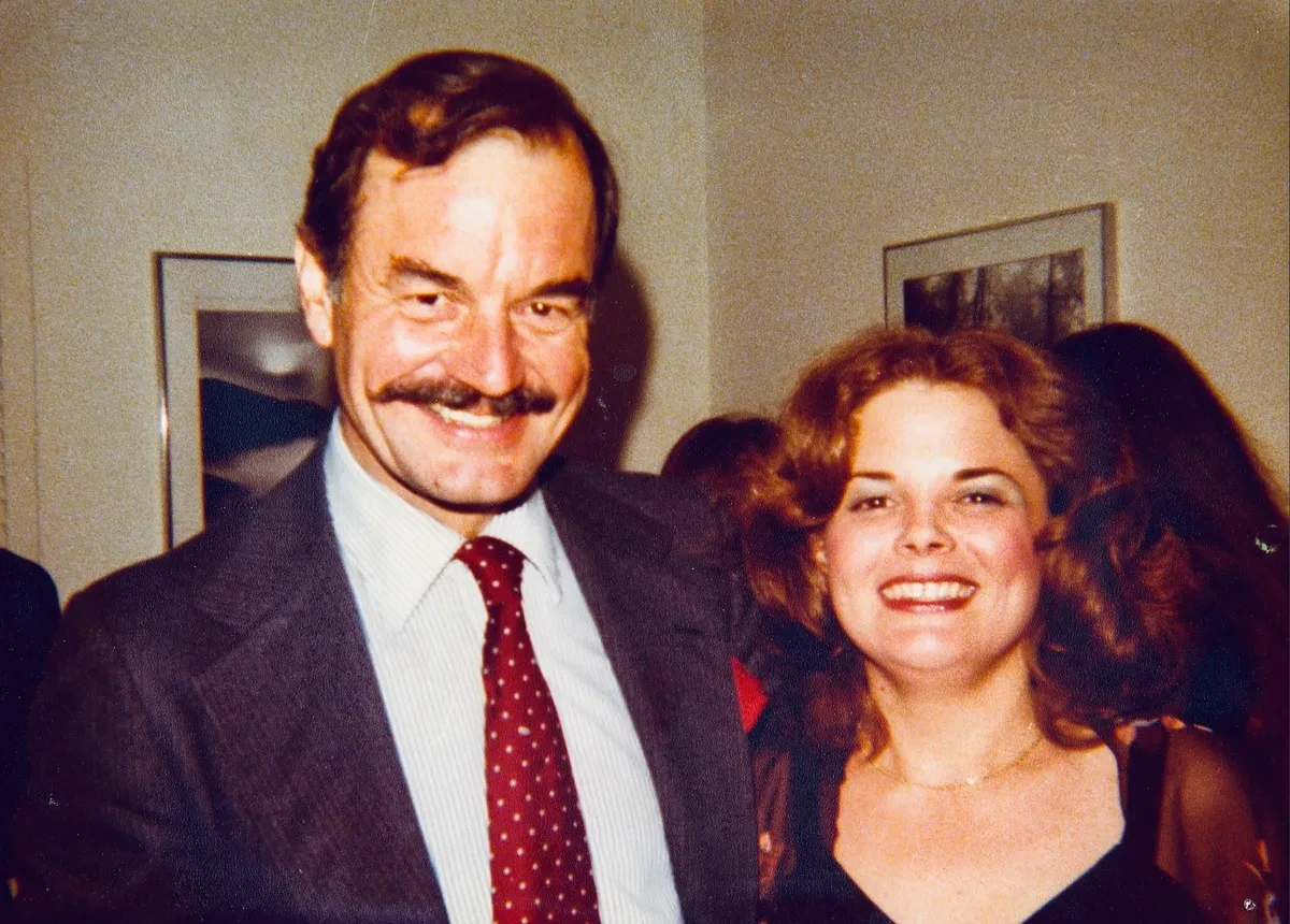 Reception after my NY concert, 1984.  With my friend and host, Andrew Etherington