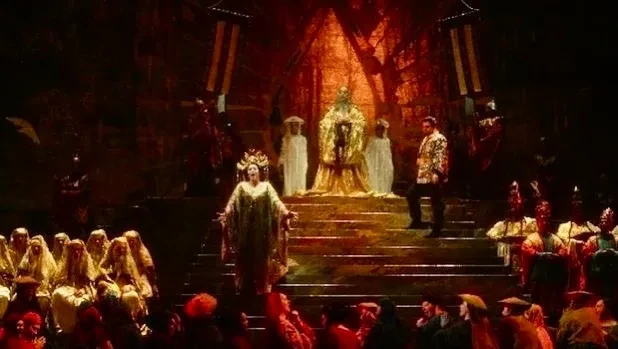 Turandot sceneNY City Opera - Scene from Giacomo Puccini's Turandot - an opera I've done many times.