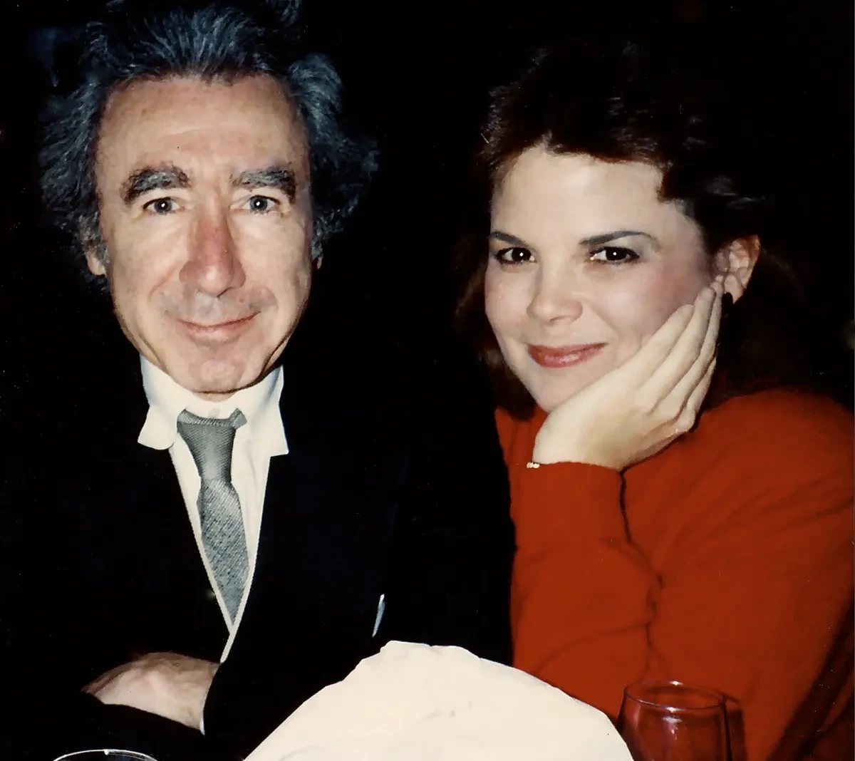 Pamela and Conductor Sergiu Comissiona, Music Director of New York City Opera, 1990.  A wonderful teacher and mentor